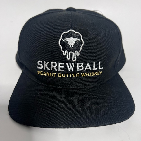 Skrewball Peanut Butter Whiskey | Flat Bill Under Design | SnapBack Hat | RARE - Picture 1 of 6